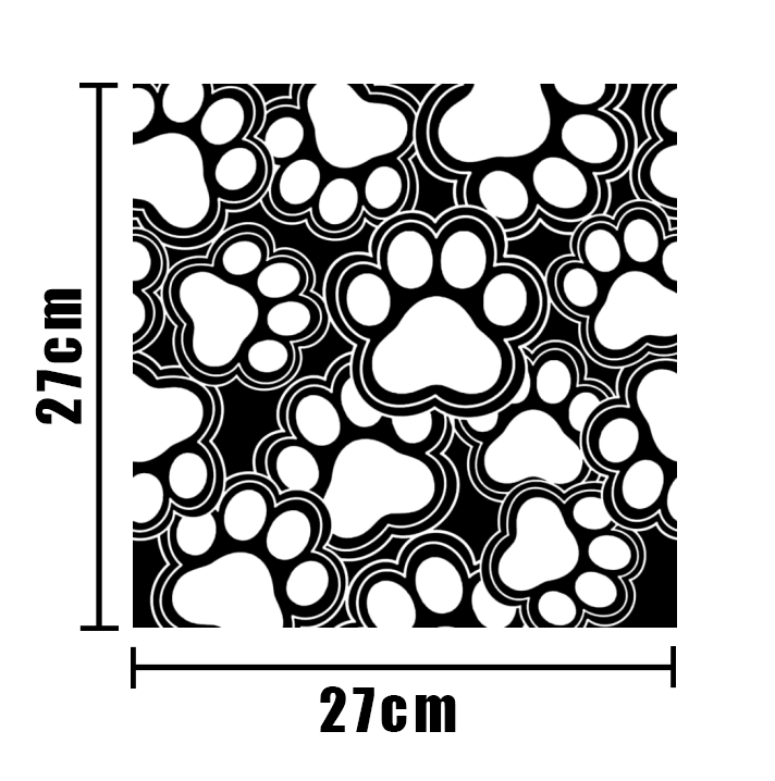 2 naljepnice za stakla "Paws"