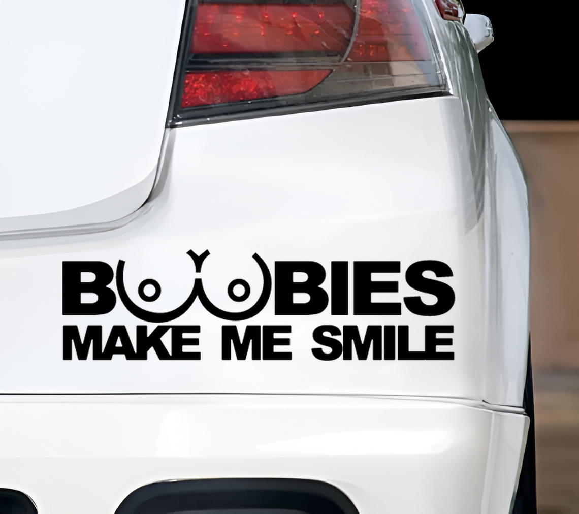 Boobies make me smile