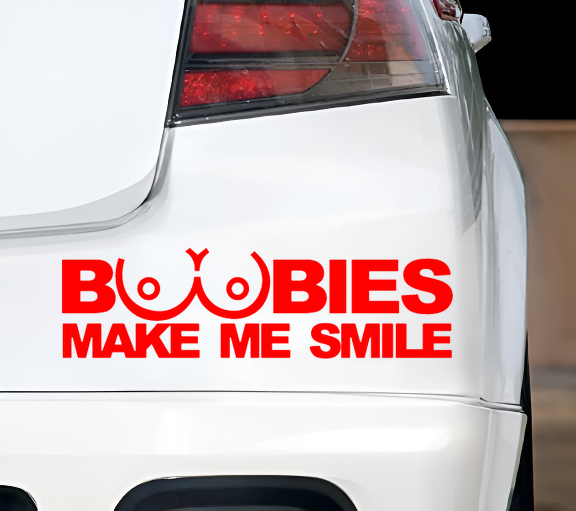 Boobies make me smile