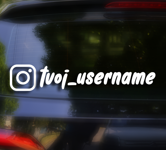 2 naljepnice "Tvoj Instagram"